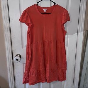 Coral baby doll dress XL